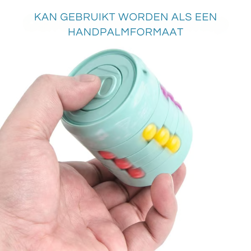 SpinCube™ – Cube en Fidget Spinner Set van 3 Stuks voor Kinderen en Volwassenen