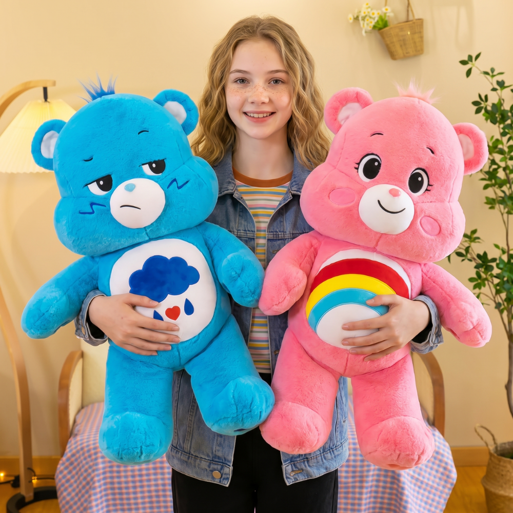 RainbowCuddle – Peluche Ours Coloré