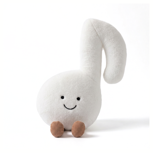 NoteCuddle – Stemvork & Muzieknoot Knuffel van Zacht Pluche