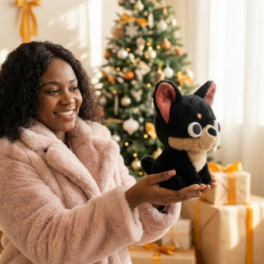 <font dir="auto" style="vertical-align: inherit;"><font dir="auto" style="vertical-align: inherit;">Poupée en peluche créative Chihuahua drôle et méchante, figurine de chiot pour bureau, cadeau d'anniversaire pour enfants</font></font>