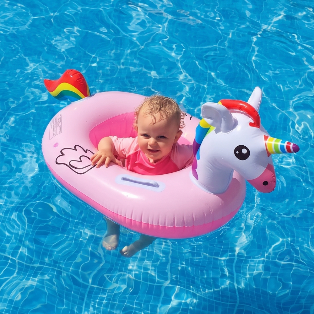 SplashBoat – Opblaasbare Baby Zwemband Boot