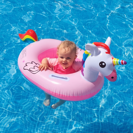 SplashBoat – Opblaasbare Baby Zwemband Boot