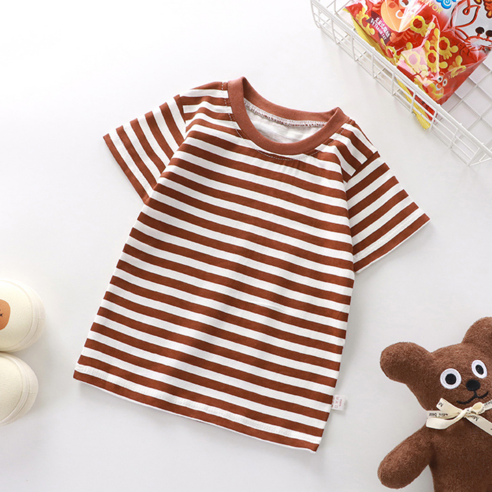 StripeJoy – Gestreept Kinder T-shirt