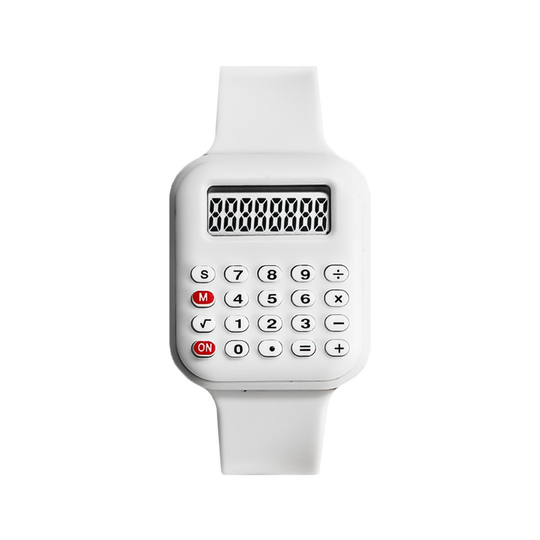 RetroCalc – Digitale Calculator Horloge voor Studenten