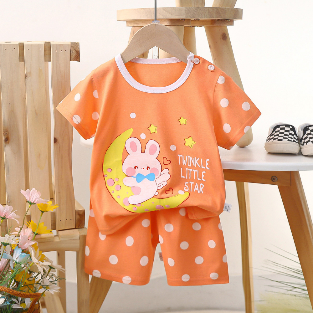 PlayPals – Boys' Summer Set with Cartoon Print