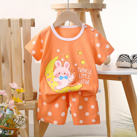 PlayPals – Boys' Summer Set with Cartoon Print