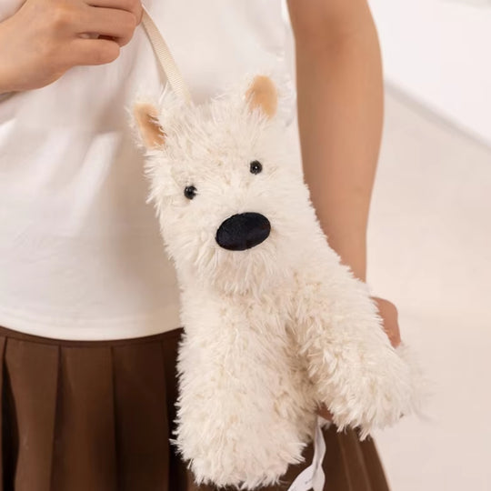 PetPurse – Pluche Dieren Schoudertasje: Puppy, Schaap & Schildpad