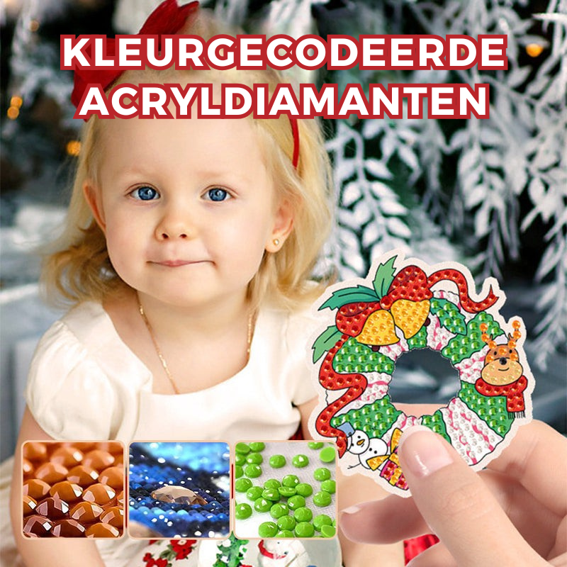HolidayCharm™ – Kersteditie DIY Diamond Painting Sleutelhanger Set