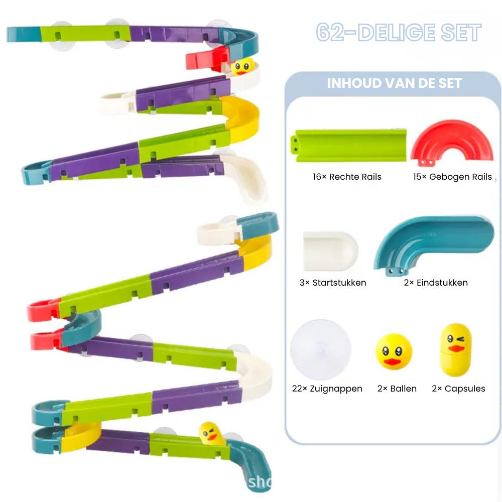 BathTracks – DIY Badspeelgoed Waterbaan