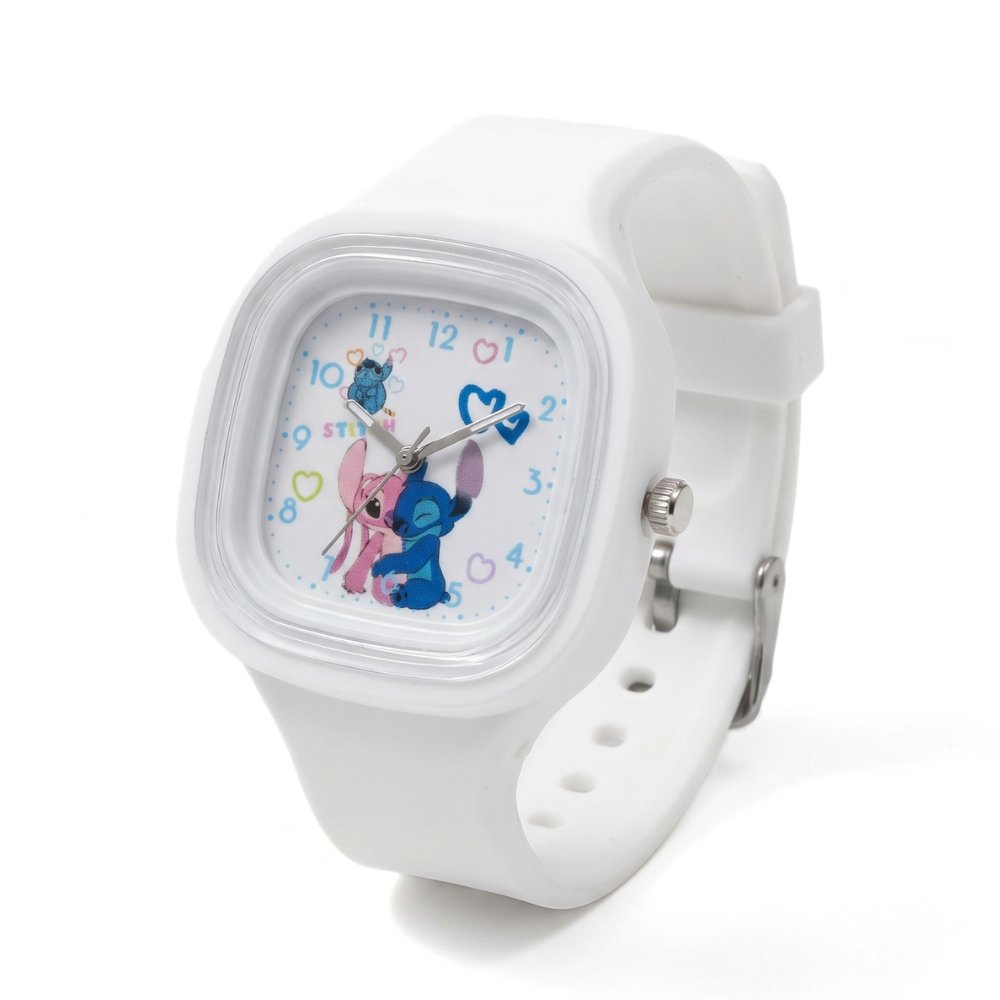 StitchGlow – Stitch Kinderhorloge met Pastel Design