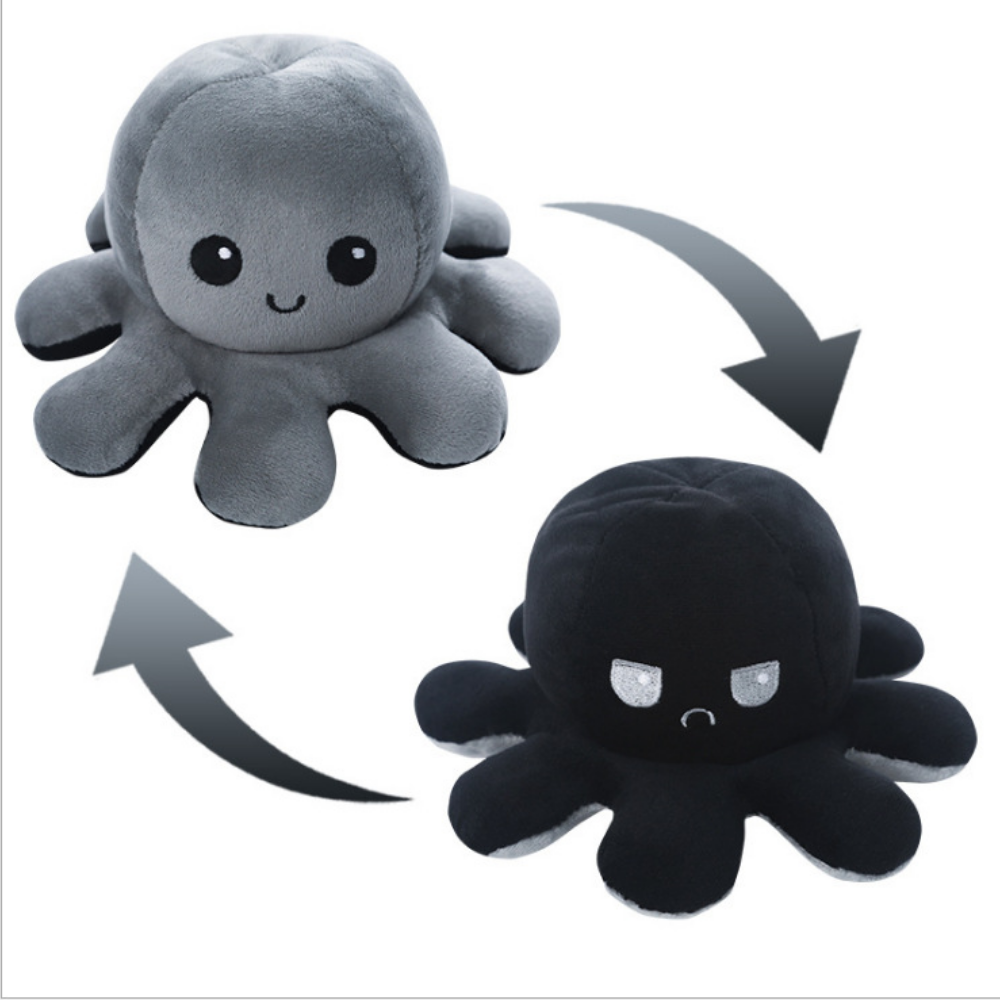 MoodFlip – Omkeerbare Octopus Knuffel