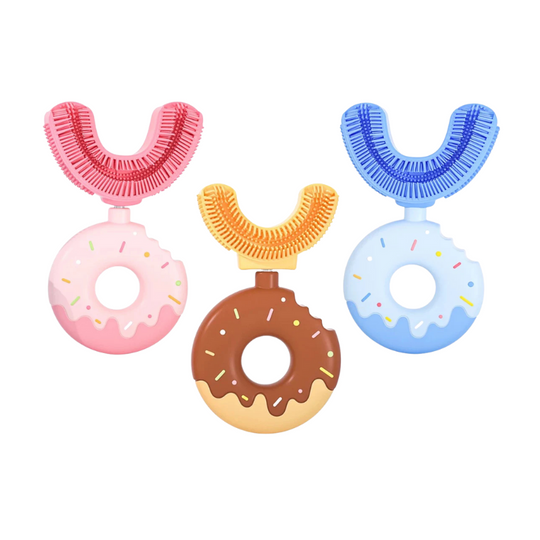 MiloBrush™  Donut Edition – U-vormige Kindertandenborstel 2 Pack