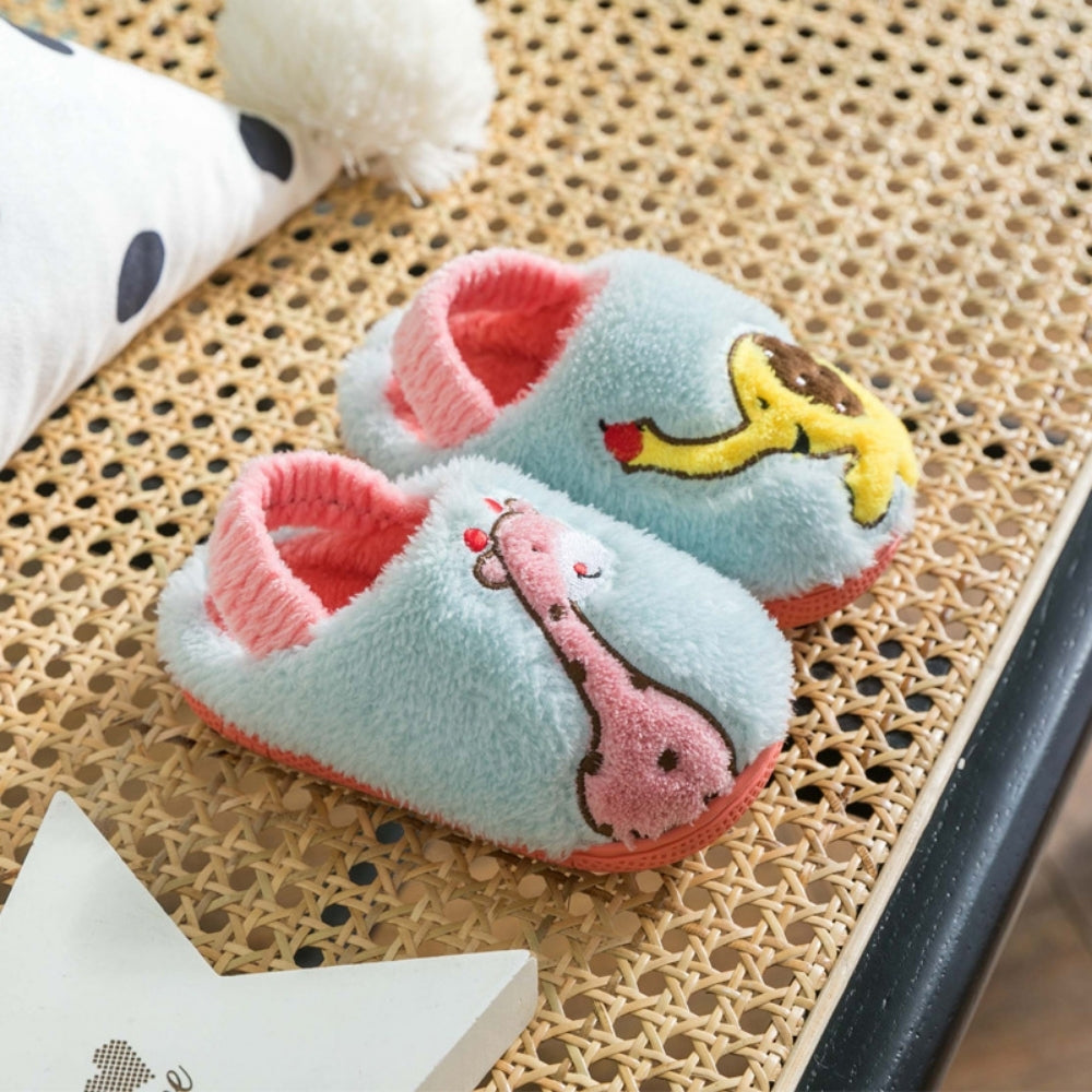 DinoStep – Pluche Kinderpantoffels met Dinosaurusdesign