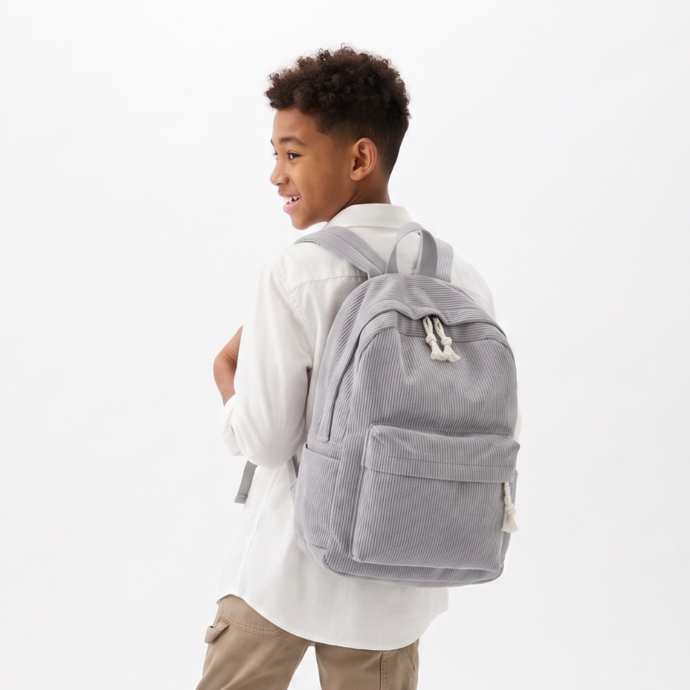 CorduroCarry – Corduroy Rugzak voor School en Dagelijks Gebruik