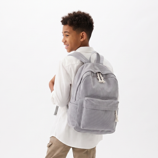 CorduroCarry – Corduroy Rugzak voor School en Dagelijks Gebruik