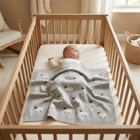TenderWrap – Zachte Katoenen Babydeken – Comfort voor Elk Seizoen