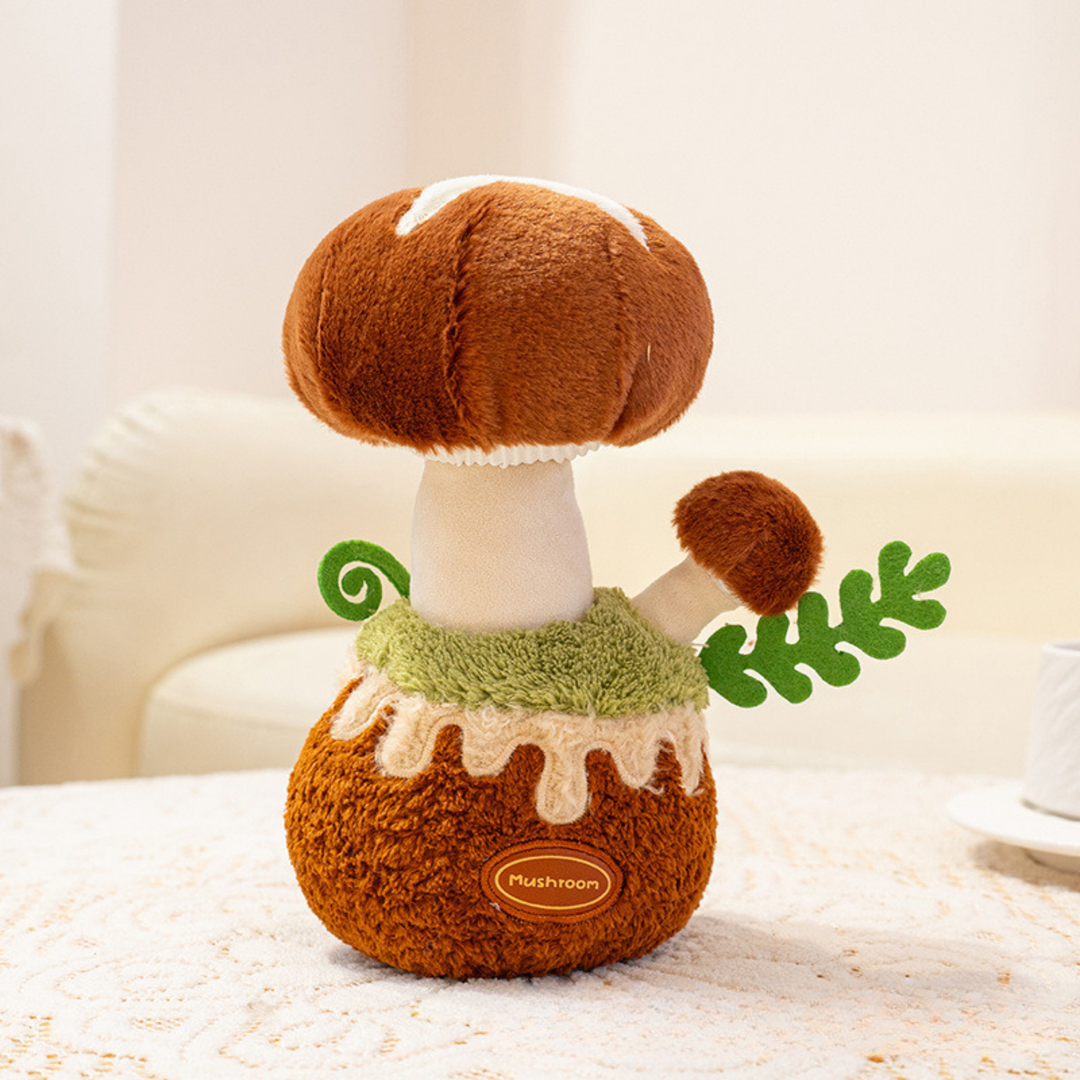 GardenBuddies – Pluche Bloemen en Paddenstoelen Decoratie