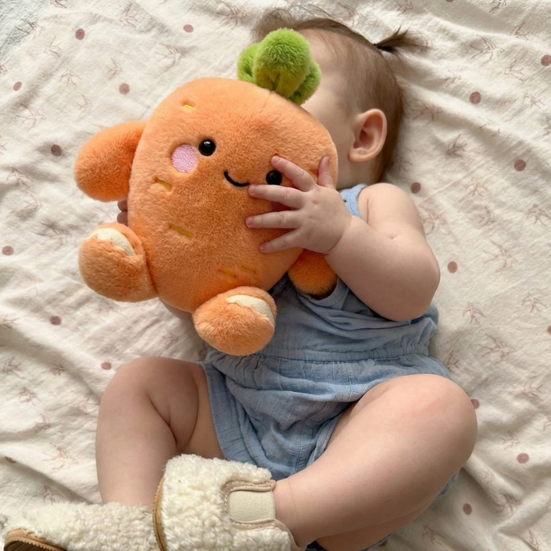 VeggieHug – Wortel & Radijs Knuffel van Zacht Pluche