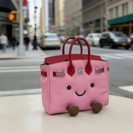 SunnyPurse – Pluche Handtasje Knuffel met Gezichtje in Vrolijke Kleuren