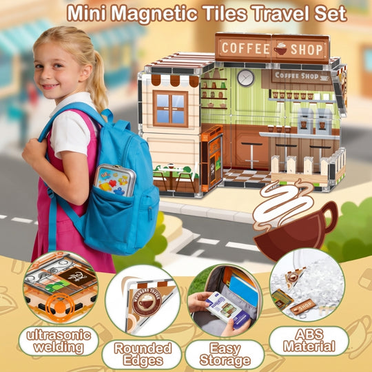 CoffeeBuild – Magnetische Bouwset met Koffiewinkel