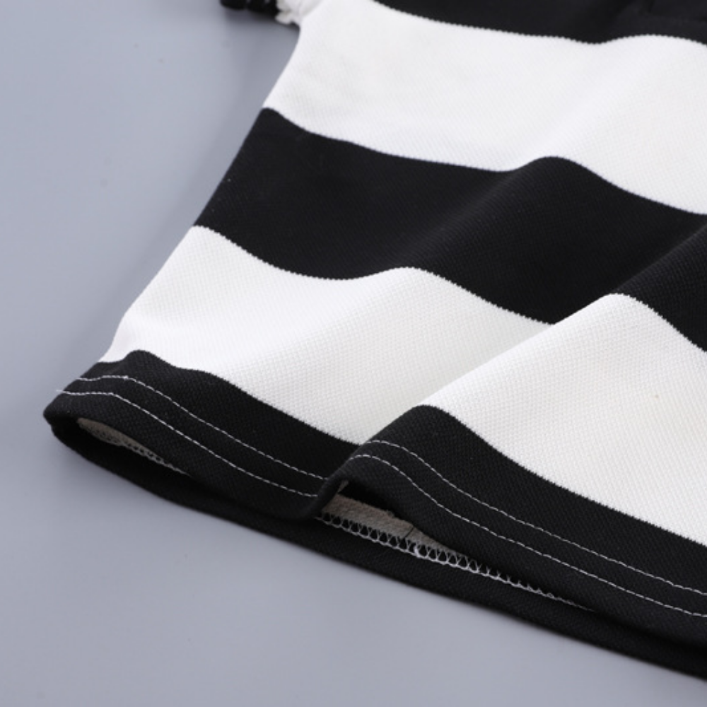 ClassicStride – Jongens Gestreepte Poloset met Short