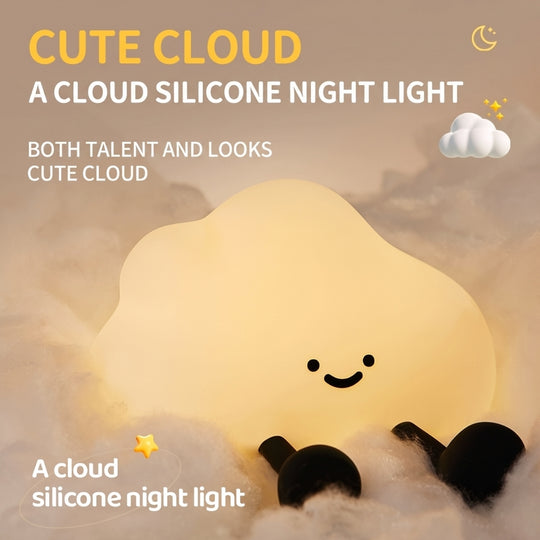 CloudGlow – Siliconen Wolk Nachtlampje