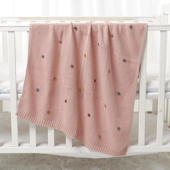 CozyCotton – Zachte Katoenen Gebreide Deken – Comfort voor Baby’s