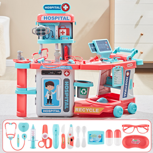DoctorTrolley – Doktersset met Opbergkoffer en Trolley