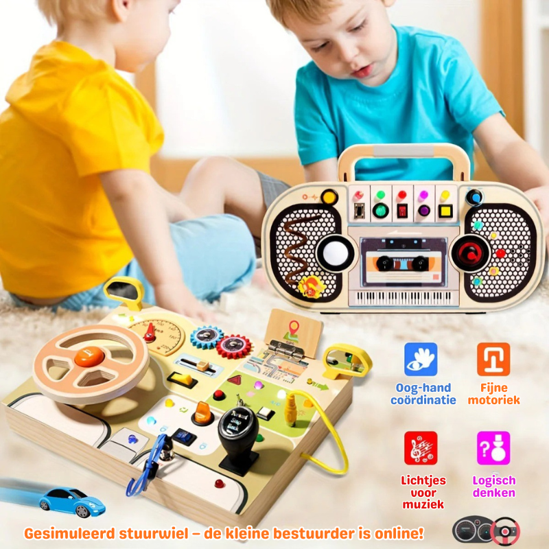 BrightPlay™ – Interactieve Houten Activiteitentafel