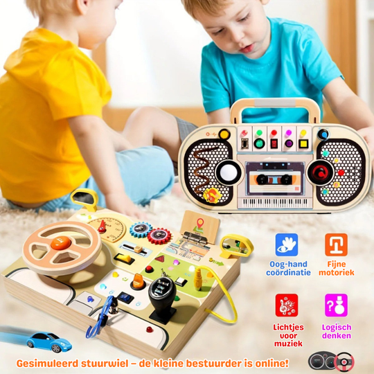 BrightPlay™ – Interactieve Houten Activiteitentafel