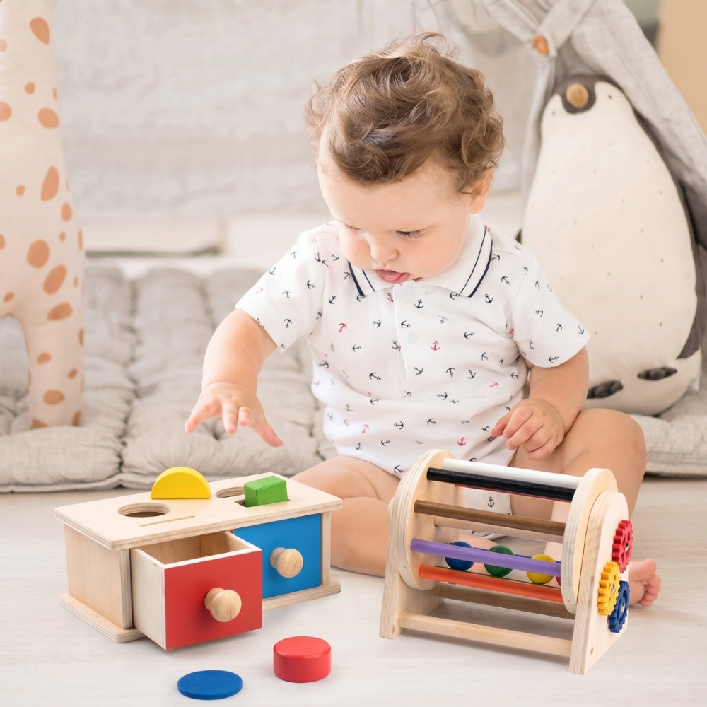 RainbowDrum – Houten Sensorische Speeltrommel