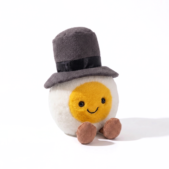 EggBuddy – Ei Karakter Knuffel van Zacht Pluche met Kostuum Design