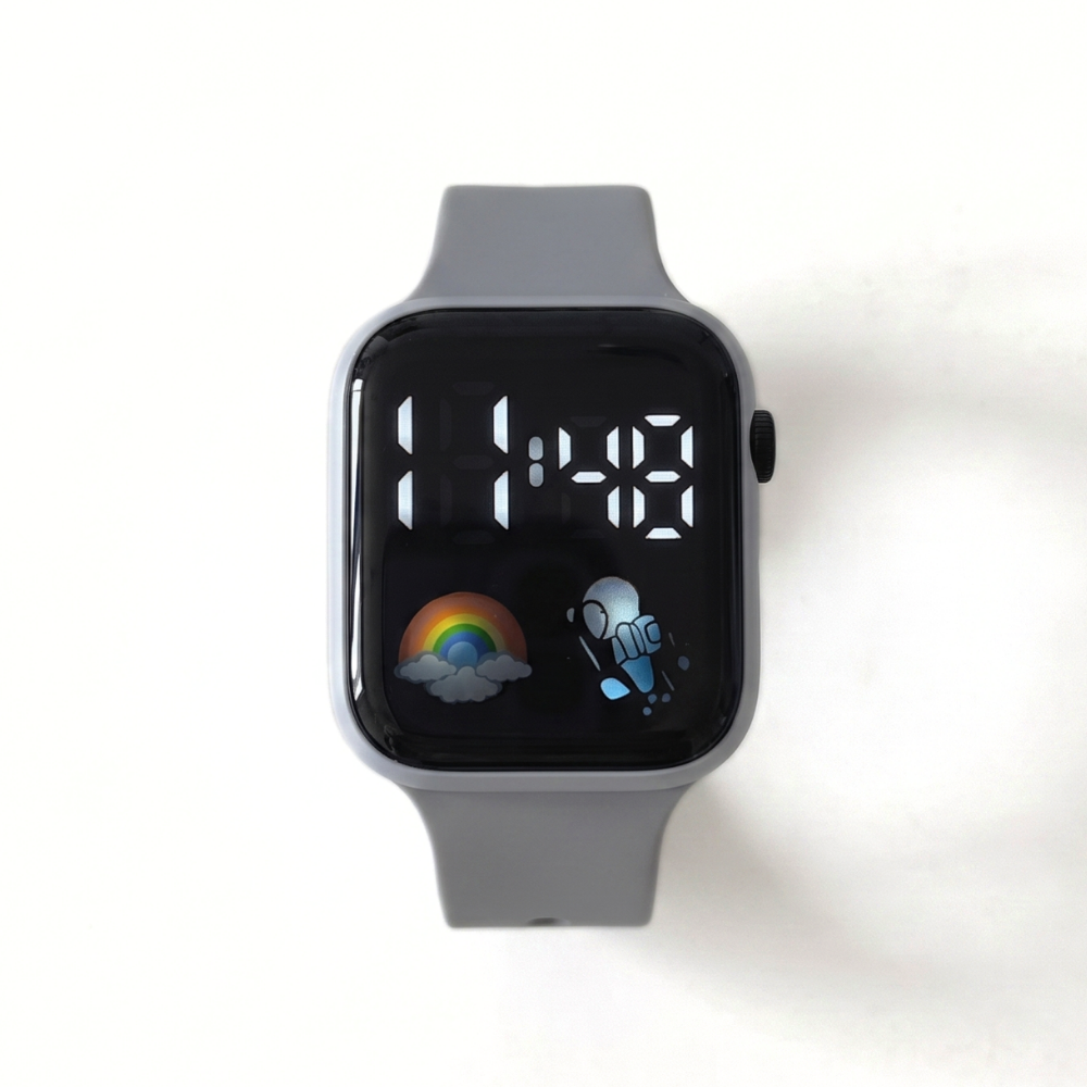 AstroGlow – Astronaut LED Horloge met Siliconen Band