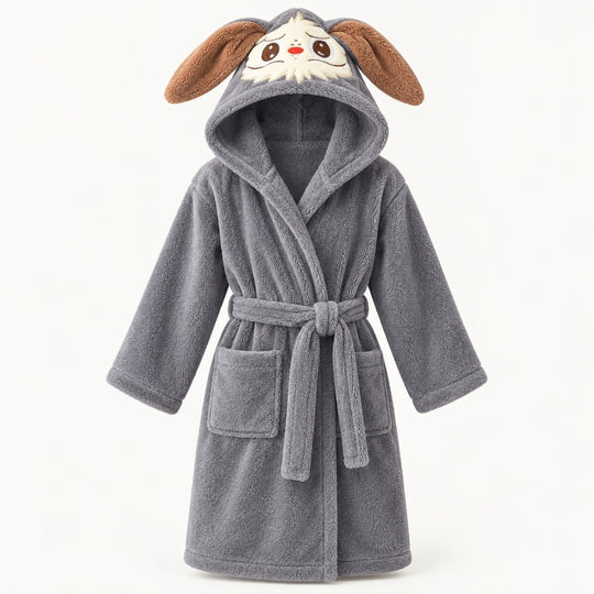 CuddleCape – Zachte Kinderbadcape met Dierenprint