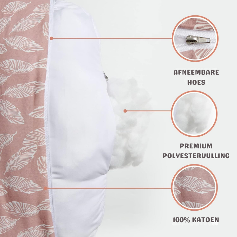 CuddleNest™ – Verstelbaar Voedingskussen met Comfortabele Ondersteuning