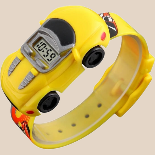 AutoTime™ Kinderhorloge - Jongens, Siliconen Band, 21 cm
