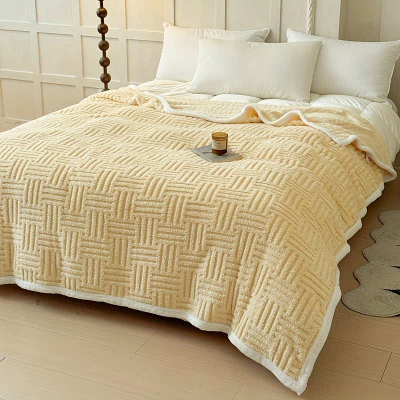 GeoSherpa™ – Omkeerbare Sherpa Deken – Verdikte Taffeta Plaid