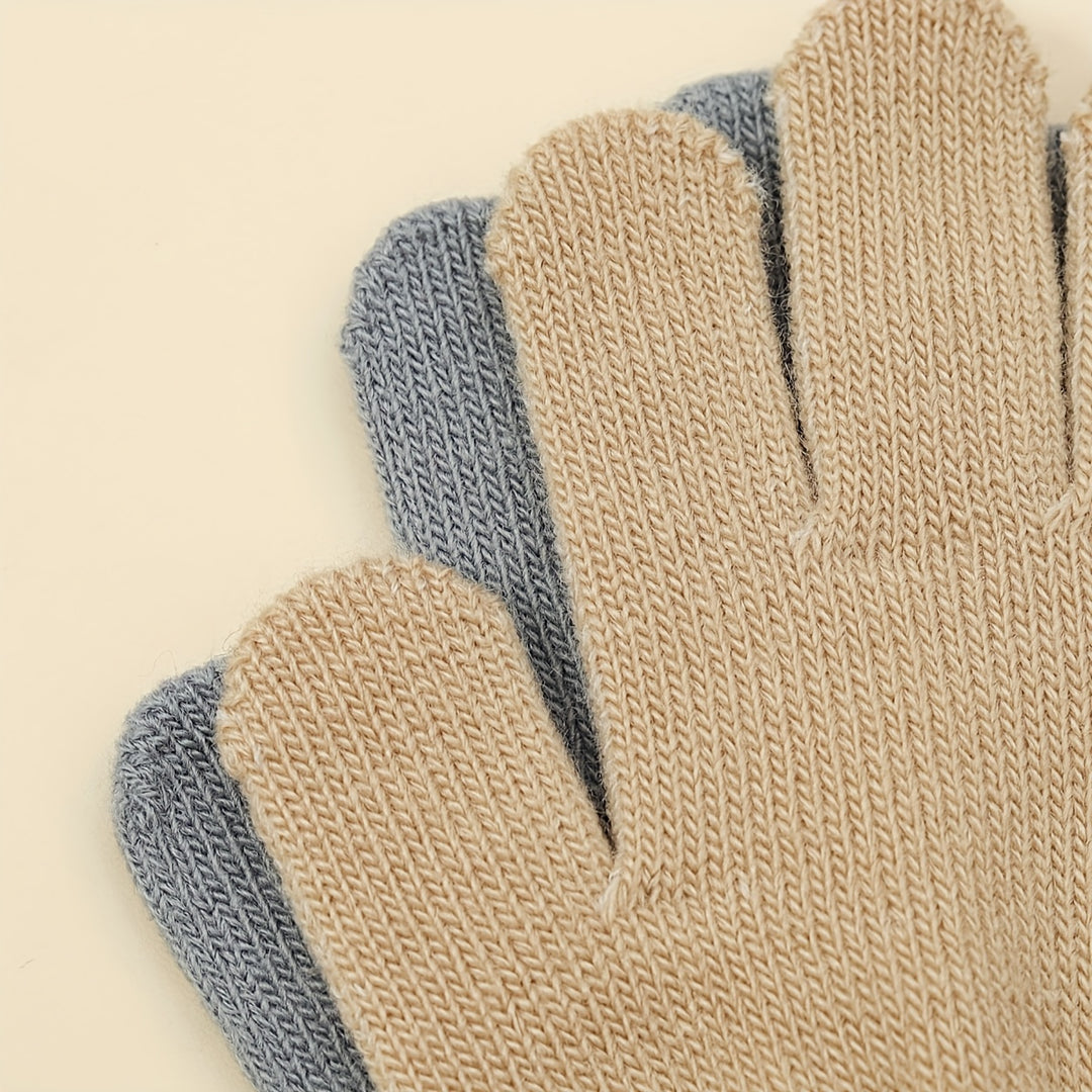 BuildBuddy™ – Baby Winterset met Voertuig – Gebreide Beanie & Handschoenen