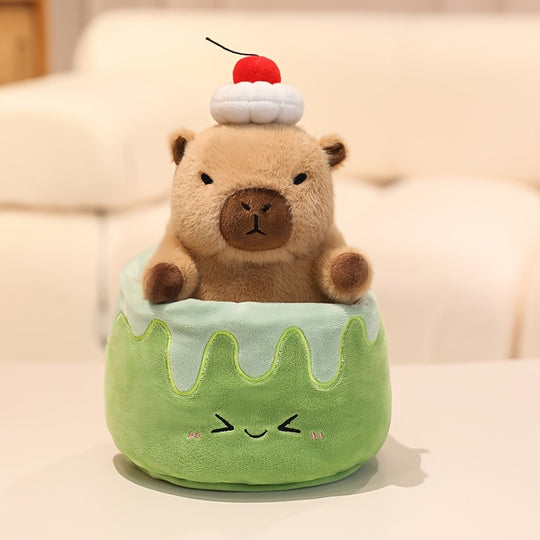 CuteCapybara™ – Schattige Pluche Knuffel 2-in-1 Croissant & Ananasbrood