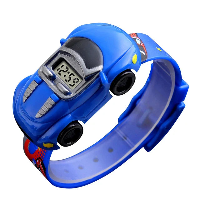 AutoTime™ Kinderhorloge - Jongens, Siliconen Band, 21 cm