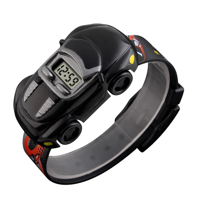 AutoTime™ Kinderhorloge - Jongens, Siliconen Band, 21 cm