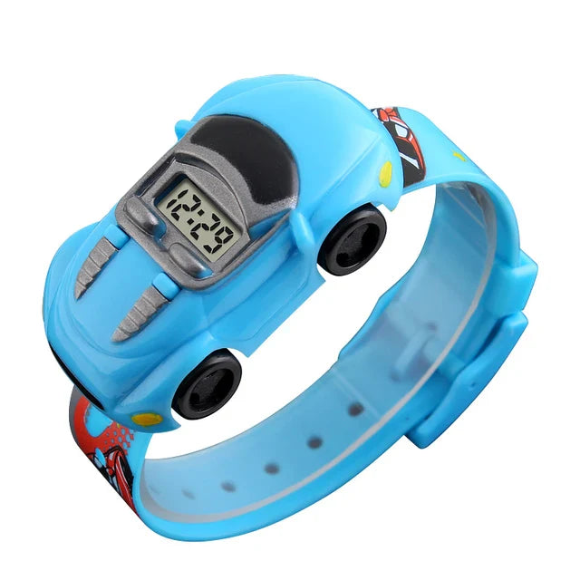 AutoTime™ Kinderhorloge - Jongens, Siliconen Band, 21 cm