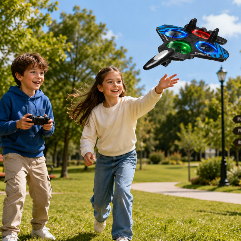SkyLoop RC stunt vliegtuig met licht - Milo & Moon