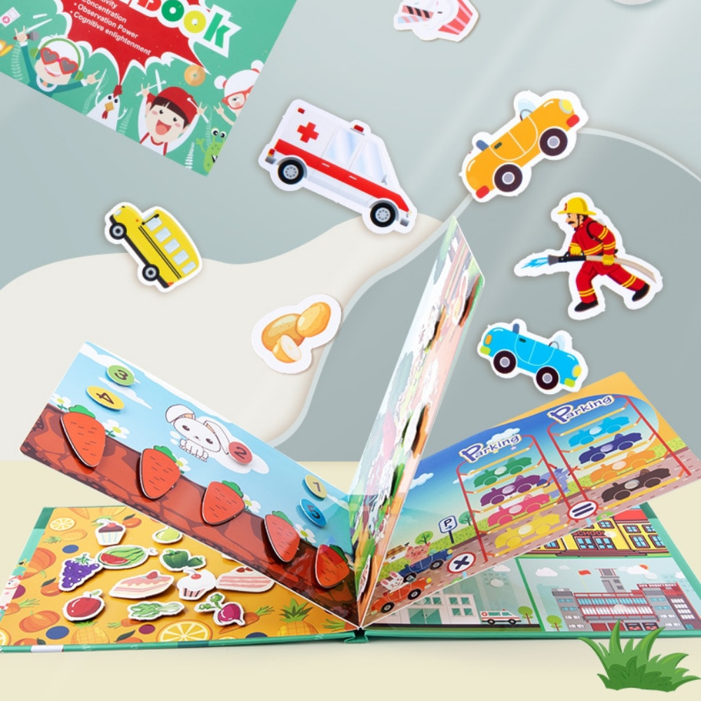Prikkel Montessori boek hand-oogcoordinatie - Milo & Moon