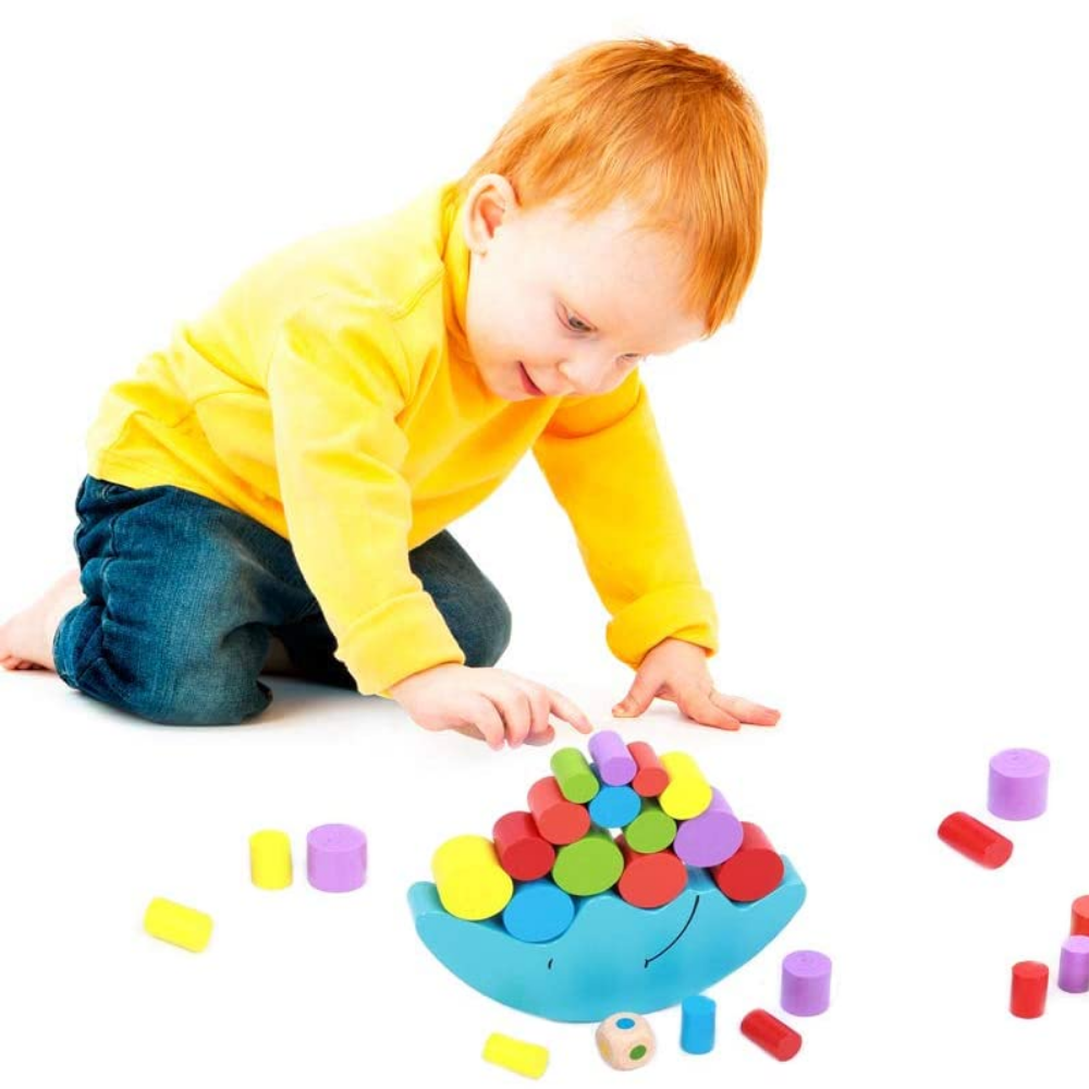 BalanceMaster™ – Houten Evenwichts- & Stapelspel voor Kinderen