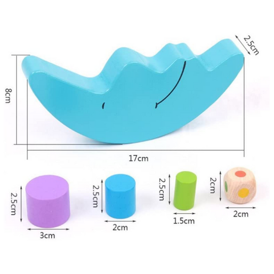 BalanceMaster™ – Houten Evenwichts- & Stapelspel voor Kinderen