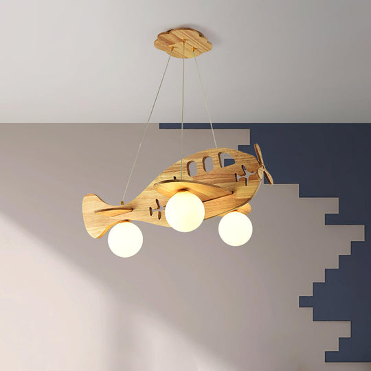 Vliegtuig kinderlamp in complete kinderkamer