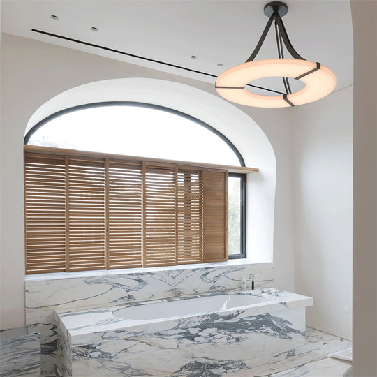 Albastra albasten hanglamp 100 cm groot