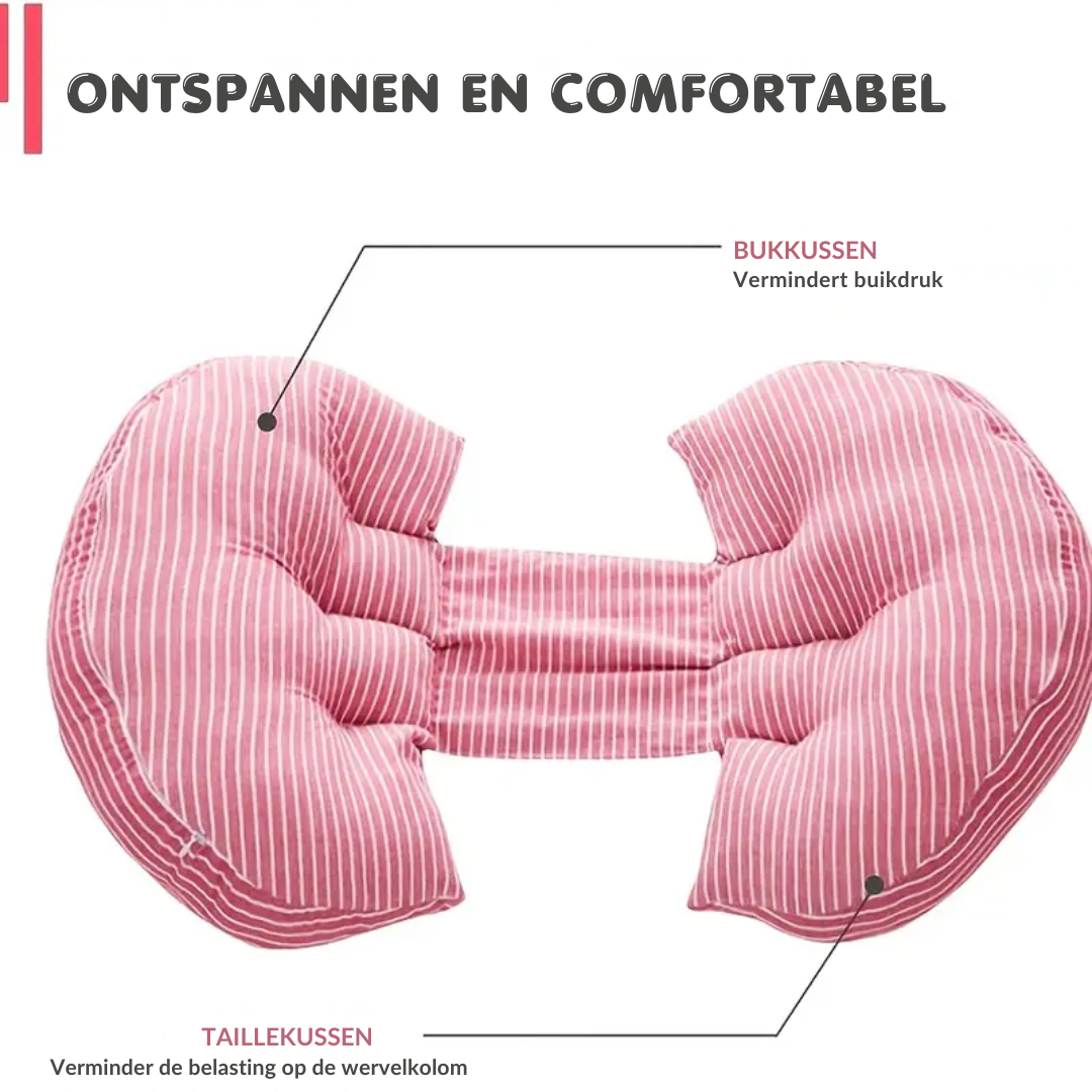 BellyHug™- Zwangerschapskussen – Optimale Buik- en Rugondersteuning voor een Comfortabele Nachtrust