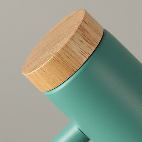 NordWood – Scandinavische Tafellamp met Houten Basis